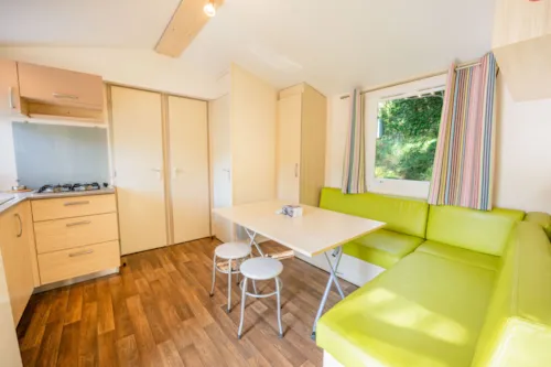 Mietunterkunft - Luxuriöses Mobilheim Mit 3 Schlafzimmern Und Klimaanlage, Anreise Am Sonntag - image n°4 - Camping des Gorges