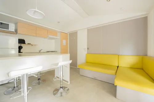 Accommodation - Mobile Home Premium 2 Bedrooms, With Air Conditionned 2 Bathrooms, Tv, Dishwasher (Sunday Till Sunday (In High Season) - image n°2 - Camping des Gorges