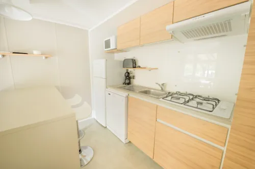Accommodation - Mobile Home Premium 2 Bedrooms, With Air Conditionned 2 Bathrooms, Tv, Dishwasher (Sunday Till Sunday (In High Season) - image n°3 - Camping des Gorges