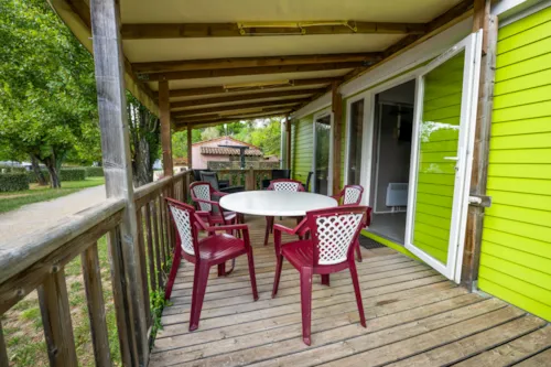Accommodation - Mobile Home Premium 2 Bedrooms, With Air Conditionned 2 Bathrooms, Tv, Dishwasher (Sunday Till Sunday (In High Season) - image n°6 - Camping des Gorges