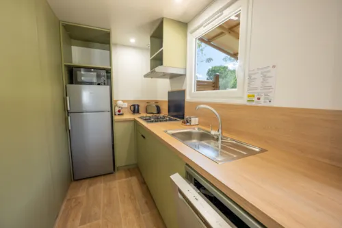 Mietunterkunft - ***Neu*** M-H Oasis Klimaanlage, 2 Schlafzimmer, Tv, Geschirrspüler, Anreise Am Samstag (In Der Hau - image n°6 - Camping des Gorges