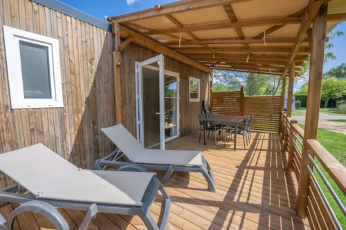 Mietunterkunft - ***Neu*** M-H Oasis Klimaanlage, 2 Schlafzimmer, Tv, Geschirrspüler, Anreise Am Samstag (In Der Hau - image n°3 - Camping des Gorges