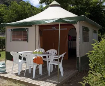 Mietunterkunft - Zeltbungalow 5 Personen - SUN CAMPING