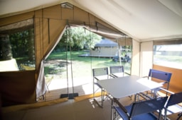 Accommodation - Sweet Wood & Canvas Tent - Huttopia le Moulin