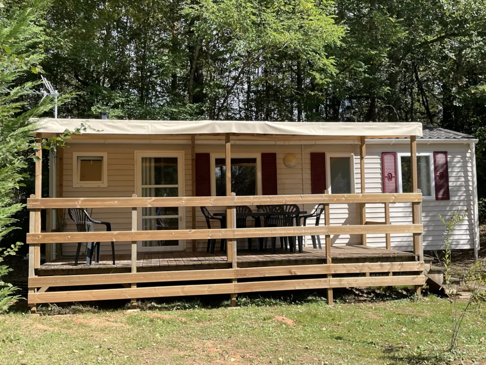 Location - Mobil Home   - 3 Chambres Climatisé - Camping du Coucou