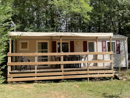 Huuraccommodatie(s) - Stacaravan Pécharmant - 3 Slaapkamers Met Airconditioning - Camping du Coucou