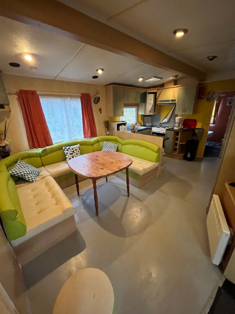 Stacaravan met 3 slaapkamers