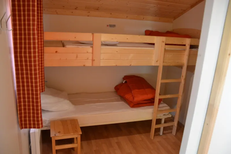 Chalet Pmr Confort 35M² 2Ch+ Terrasse Couverte + Tv + Clim