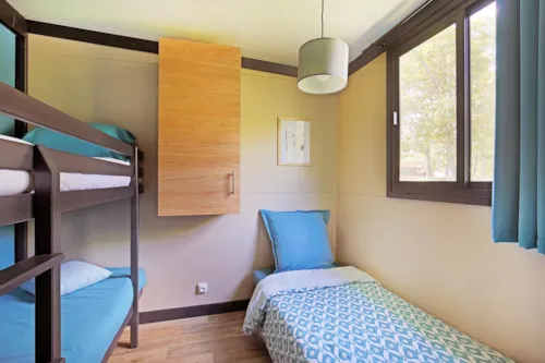 Accommodation - Cottage Morea Confort 25M²  2 Bedrooms+ Sheltered Terrace + Clim - image n°7 - Camping Le Château