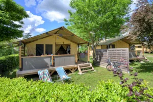 Locatif - Lodge Bali Confort 30m² (ohne Sanitäranlagen, wasser) - Camping Le Château
