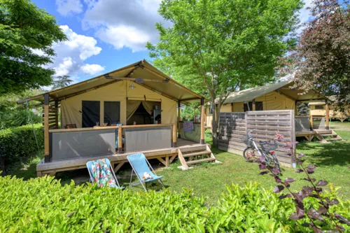 Accommodation - Lodge Bali Confort 30M² (Without Toilet Blocks, No Water) - image n°1 - Camping Le Château