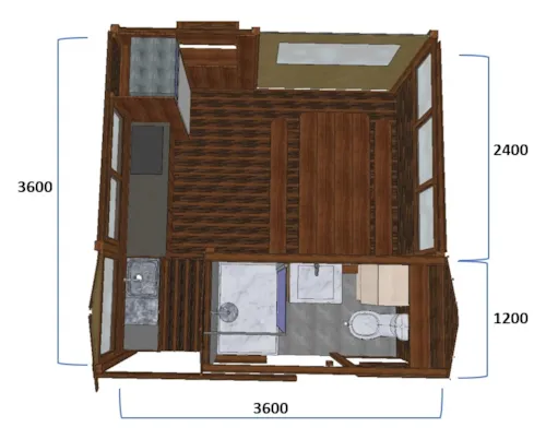Pitch - Pitch Easycamp Premium Guinguette  + Private Spa - image n°7 - Camping Le Château
