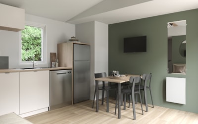 NEW COTTAGE Premium 2 bedrooms 2 bathrooms 35 m2 +TV + Dishwasher + air conditioning + plancha + XL terrace