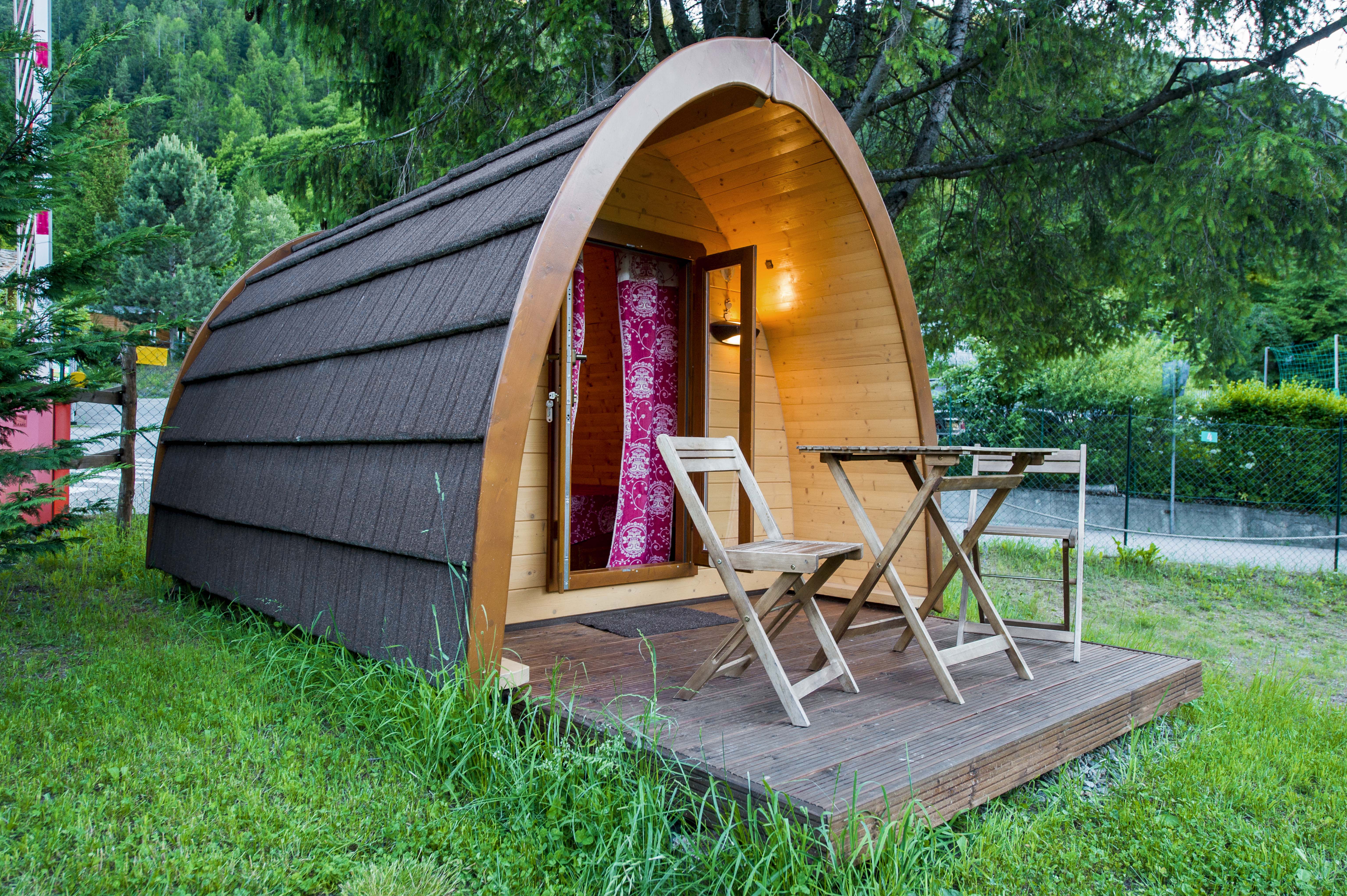 Accommodation - Tent Pod® Comfort - Camping Tunnel International