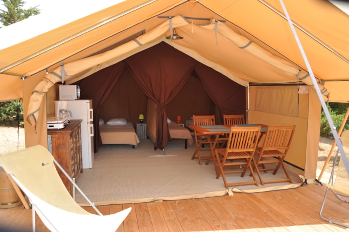 Tente Lodge 20M², 2 Chambres (Sans Sanitaires)