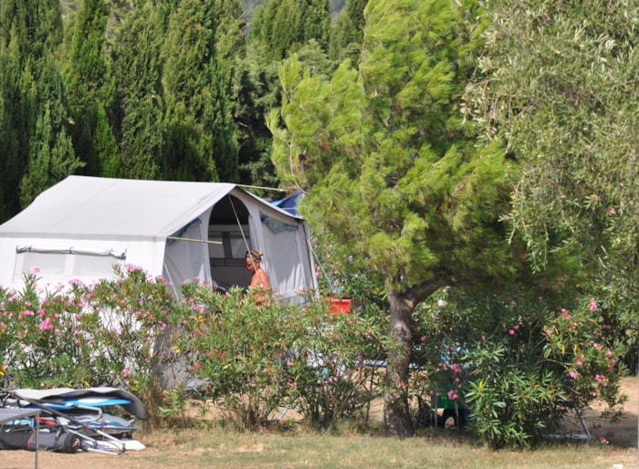 Emplacement Nu + 1 Véhicule + Tente Ou Caravane + Électricité 10A