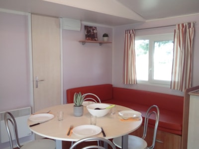 32m² Espace , 3 bedrooms, 11m² covered terrace + TV + air conditioning