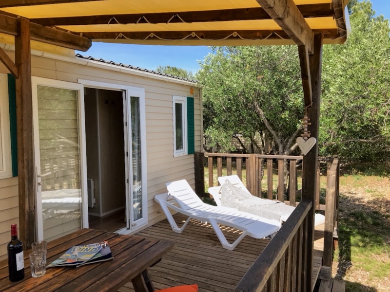Cap Vert 29 m², 2 Zimmer, Klimaanlage + überdachte oder halbüberdachte Terrasse 11 m² + TV + Terrasse