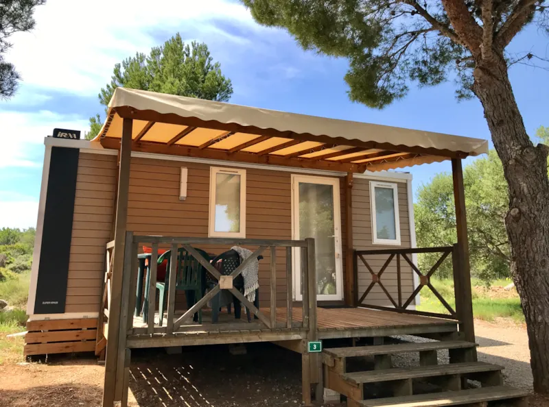 Hawaii 21.70M², 2 Chambres, Climatisation+Terrasse Couverte 11M². Neuf