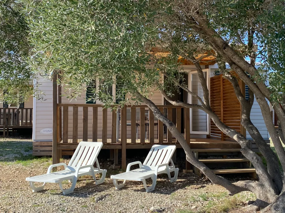 Location - Top Alto Premium 29M², 2 Chambres + Terrasse Semi-Couverte 11M² +Tv + Lave Vaisselle + Climatisation - Camping Le Fun