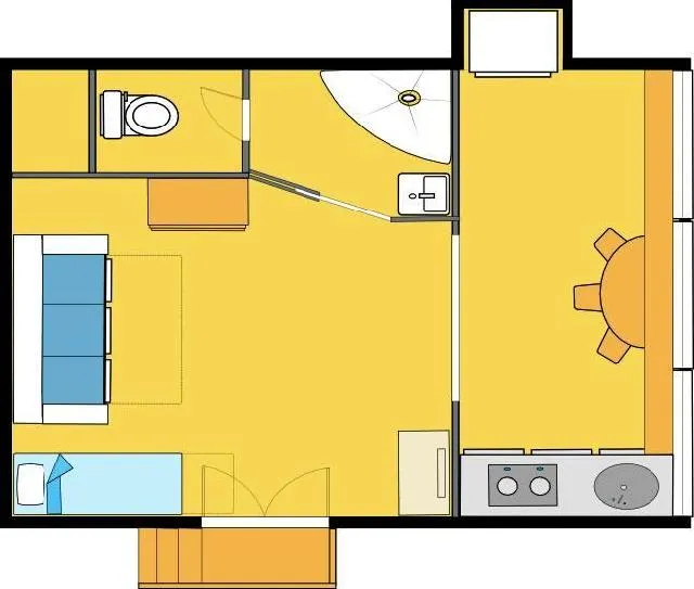 Studio Genêt 22M² - 1 Pièce - Climatisation