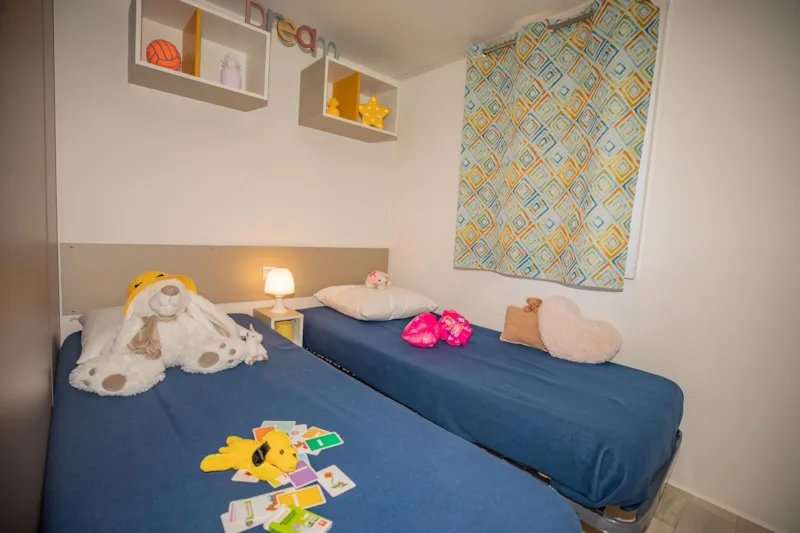 Mobil-Home Azur Sérénité 25M² - Jacuzzi Privatif - 3 Pièces - 2 Chambres - Climatisation