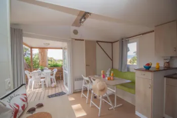 Mietunterkunft - Mobilheim Azur 24 M² - 3 Zimmer - 2 Schlafzimmer - Camping Clair de Lune