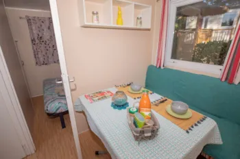 Mietunterkunft - Mobil-Home Sympa - 2 Schlafzimmer - Camping Clair de Lune
