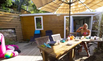 Location - Mobil-Home Espace Sérénité Pmr - Jacuzzi - Camping Clair de Lune