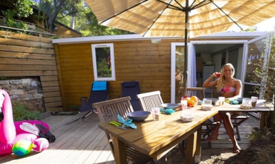 Mobile-home Espace Sérénité - adapted to the people with reduced mobility - Jacuzzi privatif — 1