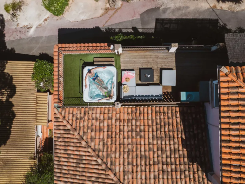 Appartement Bellevue 41M² - Vue Mer - Jacuzzi Privatif - Climatisation Et Tv