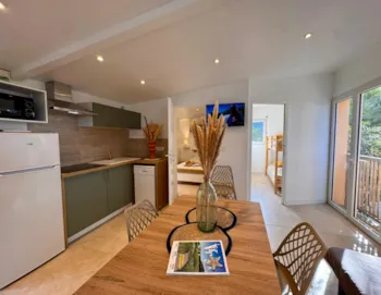 Location - Appartement Mimosa 36M² - 2 Chambres - Climatisation - Camping Clair de Lune