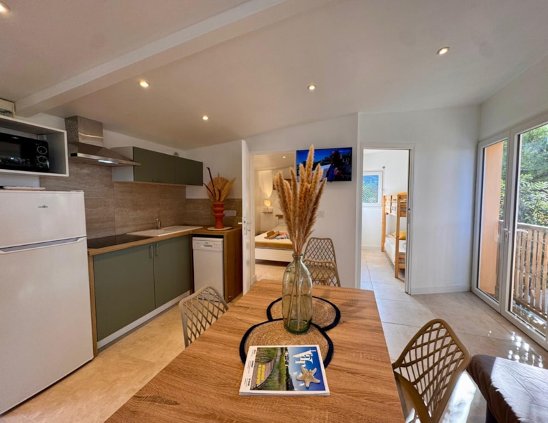 Appartment Mimosa 36m² – 2 Schlafzimmer – Klimaanlage