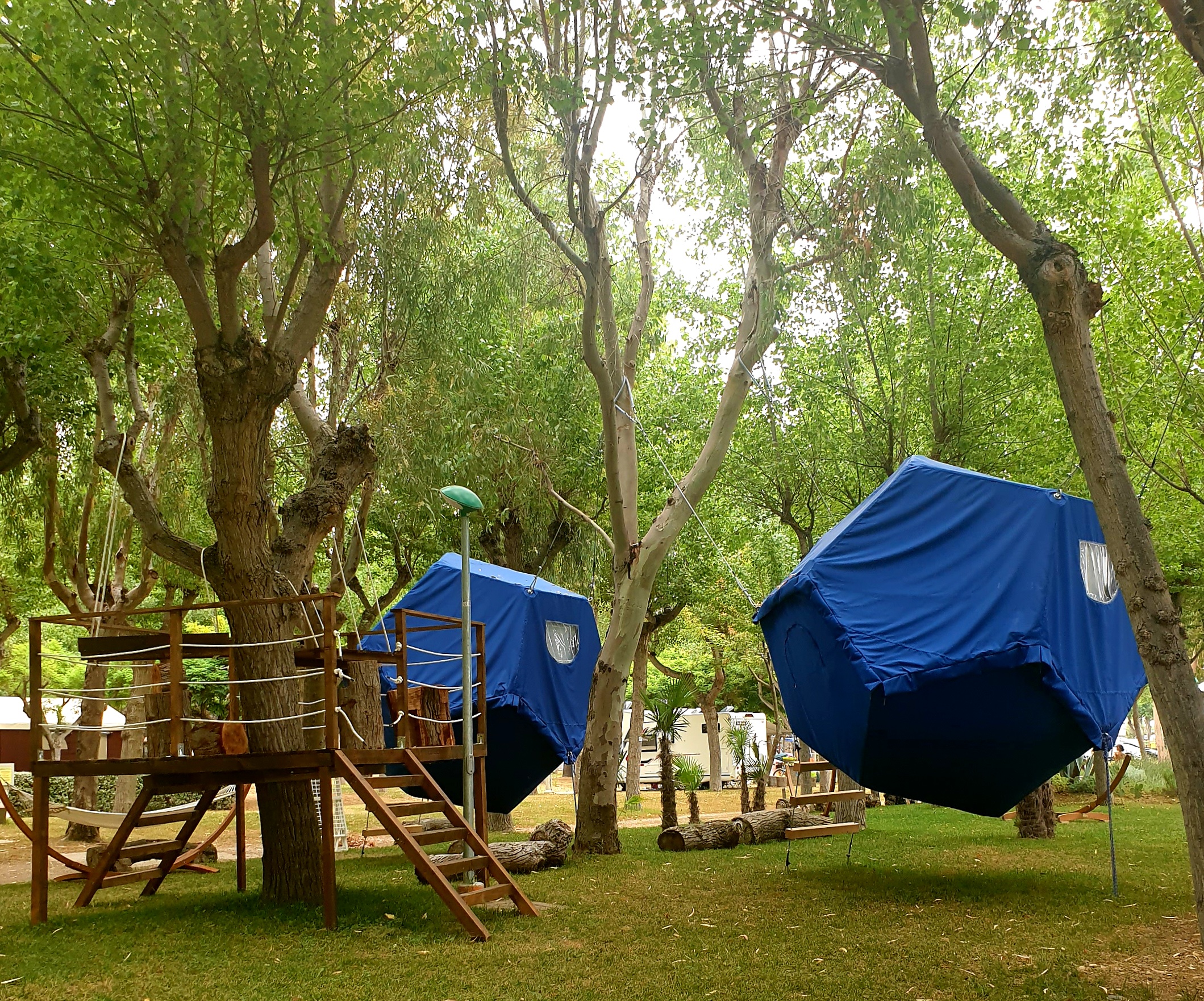 Accommodation - Tree Tent Syrah With Private Garden - Eurcamping Roseto