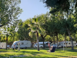 Pitch - Pitch Open Space 110 M2 Suitable For Motorhome/Caravan/Tent Over 6,90 M Length - Eurcamping Roseto