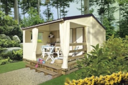 Huuraccommodatie(s) - Stacaravan Tit'home 21M² - 2 Slaapkamers / Zonder Sanitairgebouw - Camping du Lac des Varennes