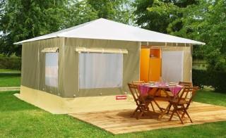 Location - Tente Caraïbe 19M² - 2 Chambres / Sans Sanitaires - Camping du Lac des Varennes