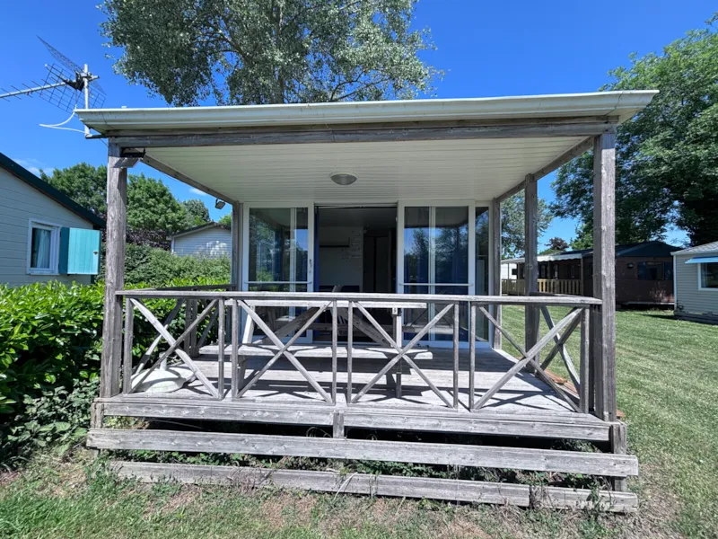 Mobil-Home 27M² Front De Lac / 2 Chambres - Terrasse