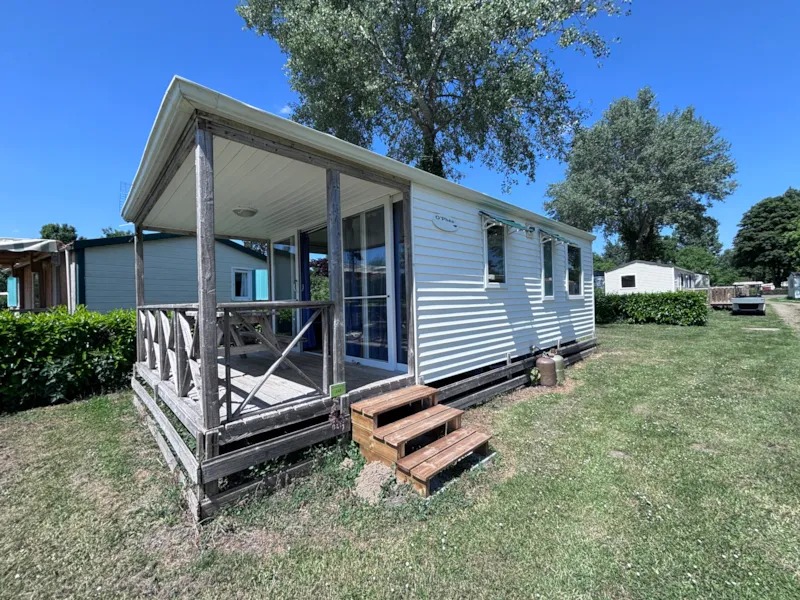 Mobil-Home 27M² Front De Lac / 2 Chambres - Terrasse