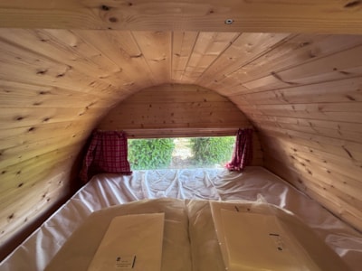 Unusual accommodation: the barrel -