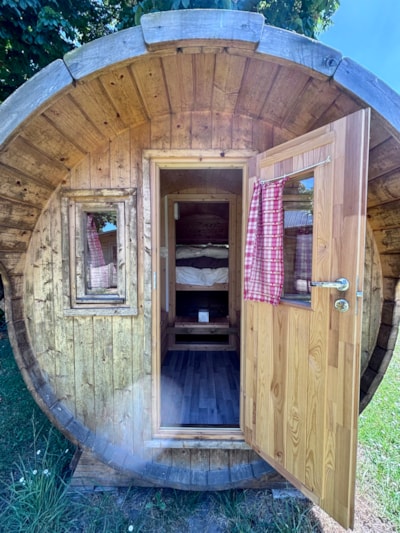 Unusual accommodation: the barrel -