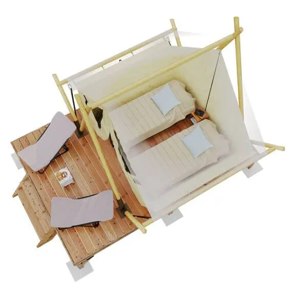 Tente Moorea 11 M² - Hébergement Insolite