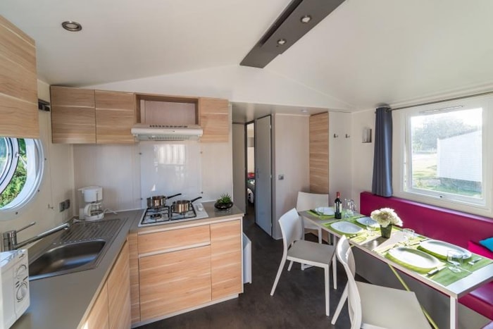 Mobil-Home Simply O'hara 3 Chambres + Terrasse Intégrée + Tv (31M²/2014)