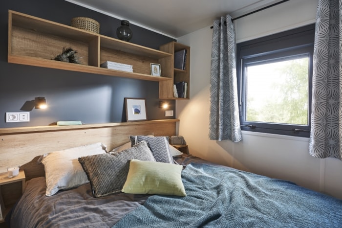 Lodge Premium 2 Chambres + Terrasse Couverte + Lave-Vaisselle + Tv (32M²/2024)