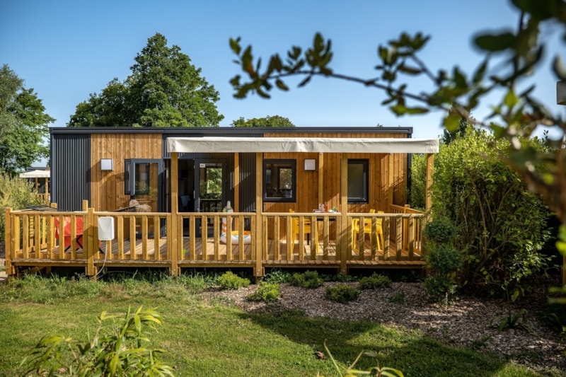 Cottage PREMIUM 2 slaapkamers + Overdekt terras + TV (32m²/2022)
