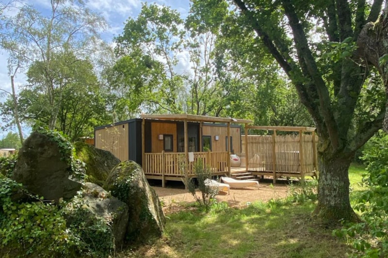 Lodge SERENITY SPA PREMIUM 2 kamers + SPA + Overdekt terras + Afwasmachine + TV (32m²/2024)