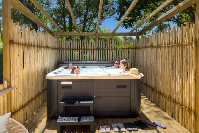 Lodge Serenity Spa Premium 2 Chambres + Spa + Terrasse Couverte + Lave-Vaisselle + Tv (32M²/2024)