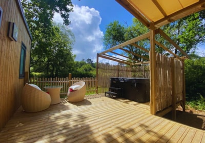 Cottage PREMIUM& SPA : 2 bedrooms + Covered terrace + Dishwasher + TV (32m²/2024) — 8