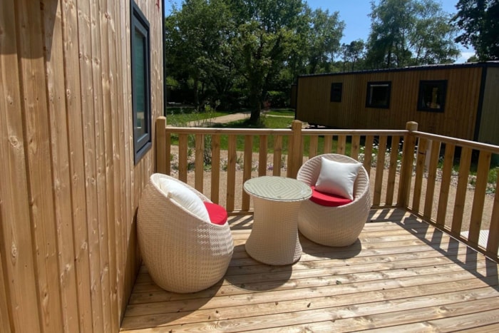 Lodge Premium 2 Chambres + Terrasse Couverte + Lave-Vaisselle + Tv (32M²/2024)