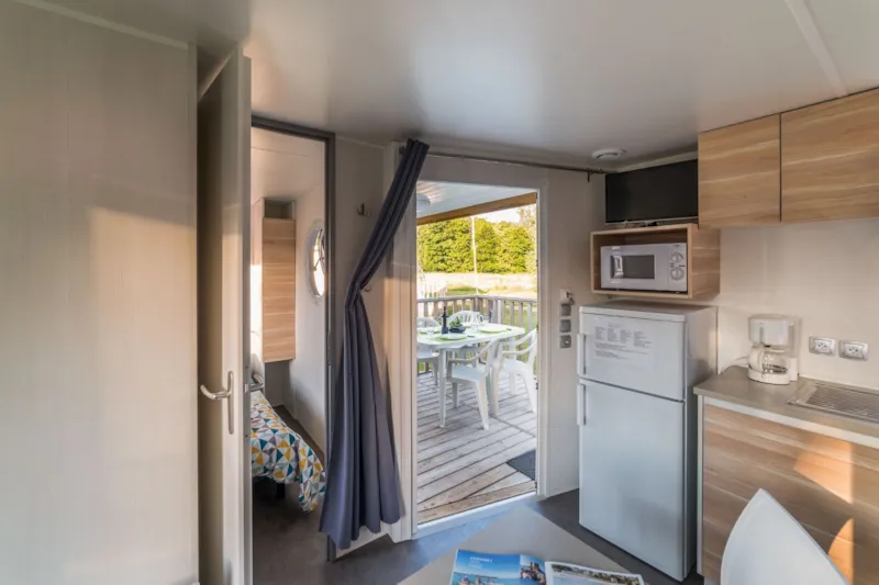 Mobil-Home Simply "O" : 2 Chambres + Terrasse Intégrée + Tv (27M²/2014)